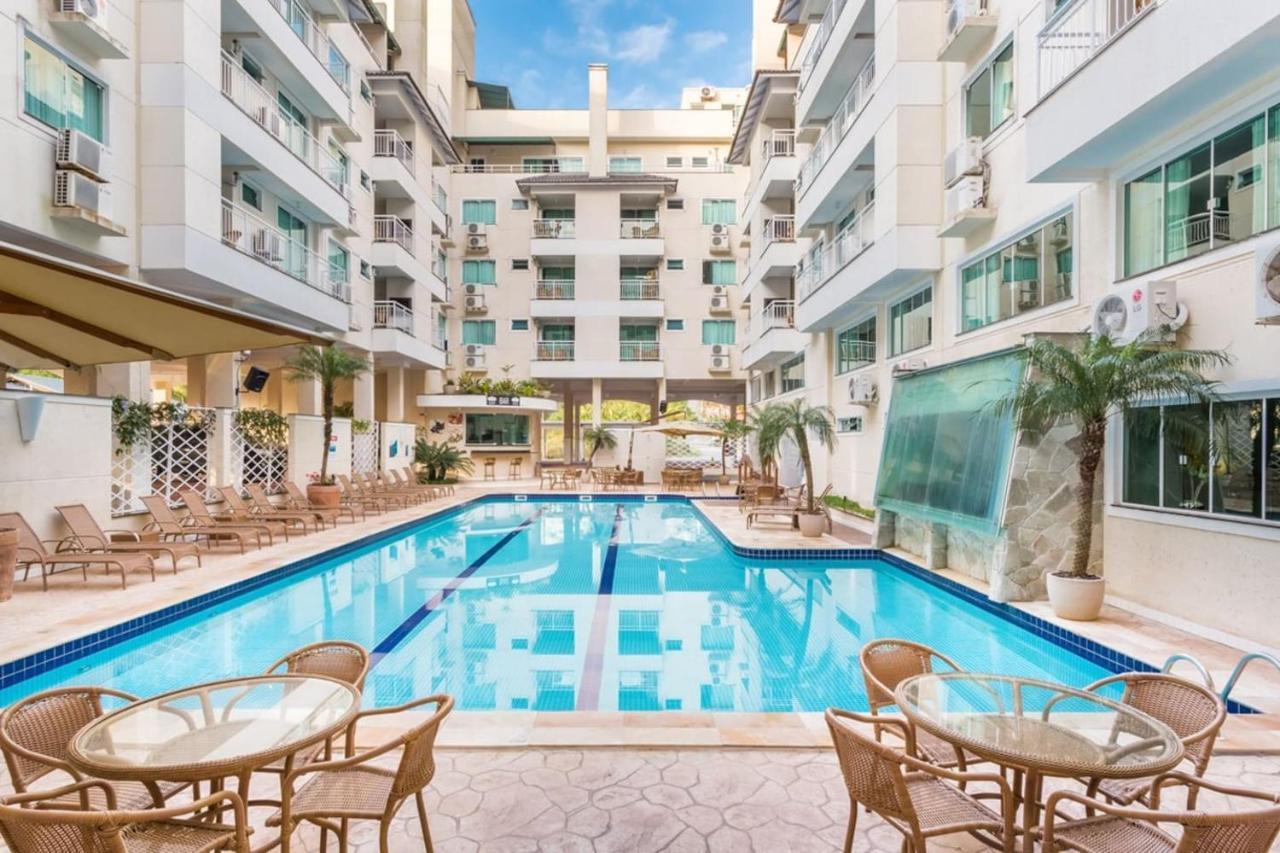 Flat Com Piscina Termica No Bombinhas Summer Beach المظهر الخارجي الصورة